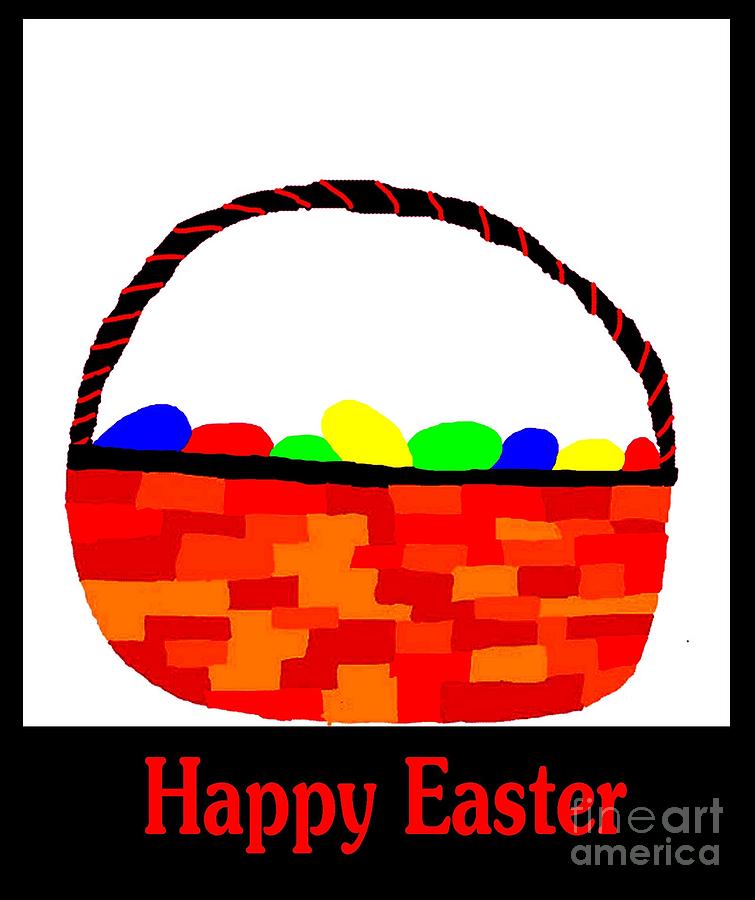 Easter Basket Painting by James and Donna Daugherty