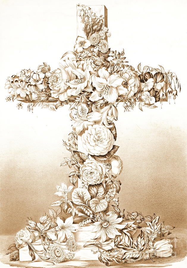 Easter Cross 1869 Photograph by Padre Art