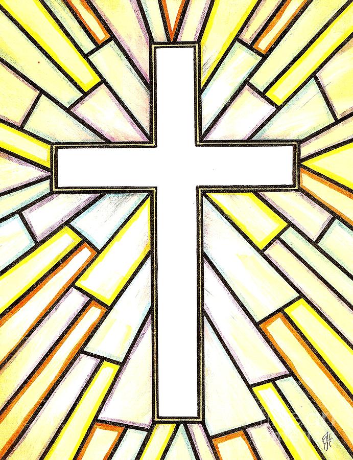 Easter Cross 3 Painting by Jim Harris