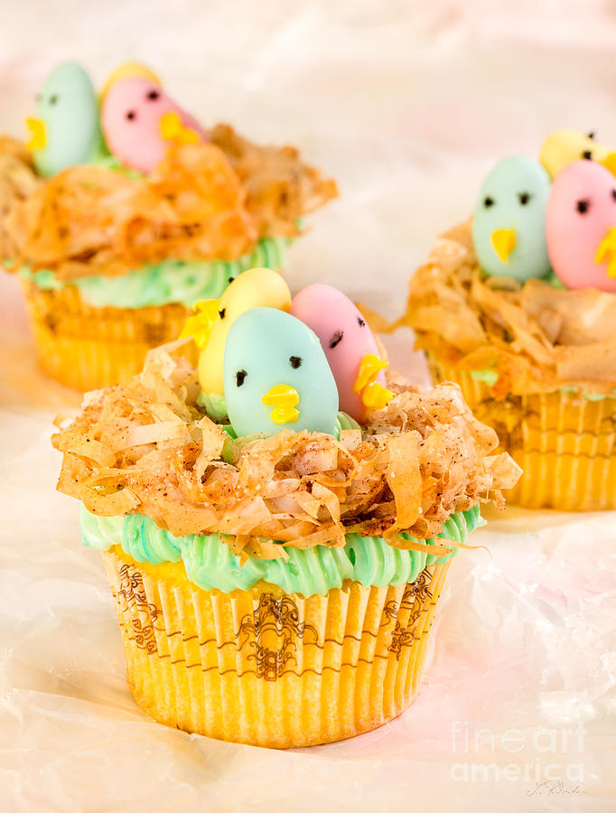 Easter Cupcakes  Photograph by Iris Richardson