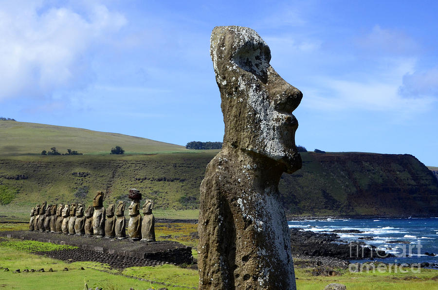Landscape Photograph - Easter Island 13 by Bob Christopher