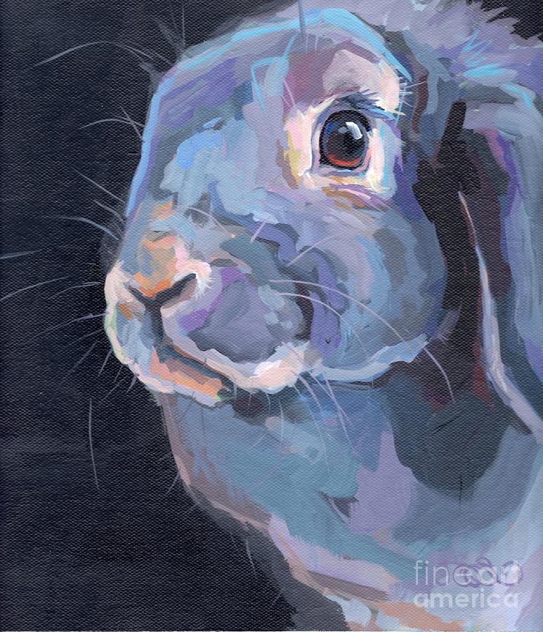 Easter Painting - Easter Lop by Kimberly Santini