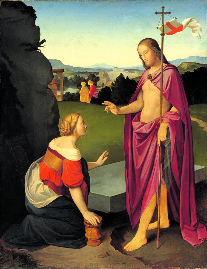 Easter Morning Painting by Friedrich Overbeck