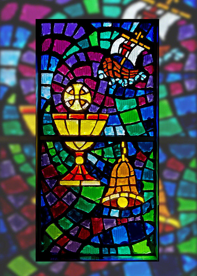 Easter Stained Glass Photograph by Dawn Currie