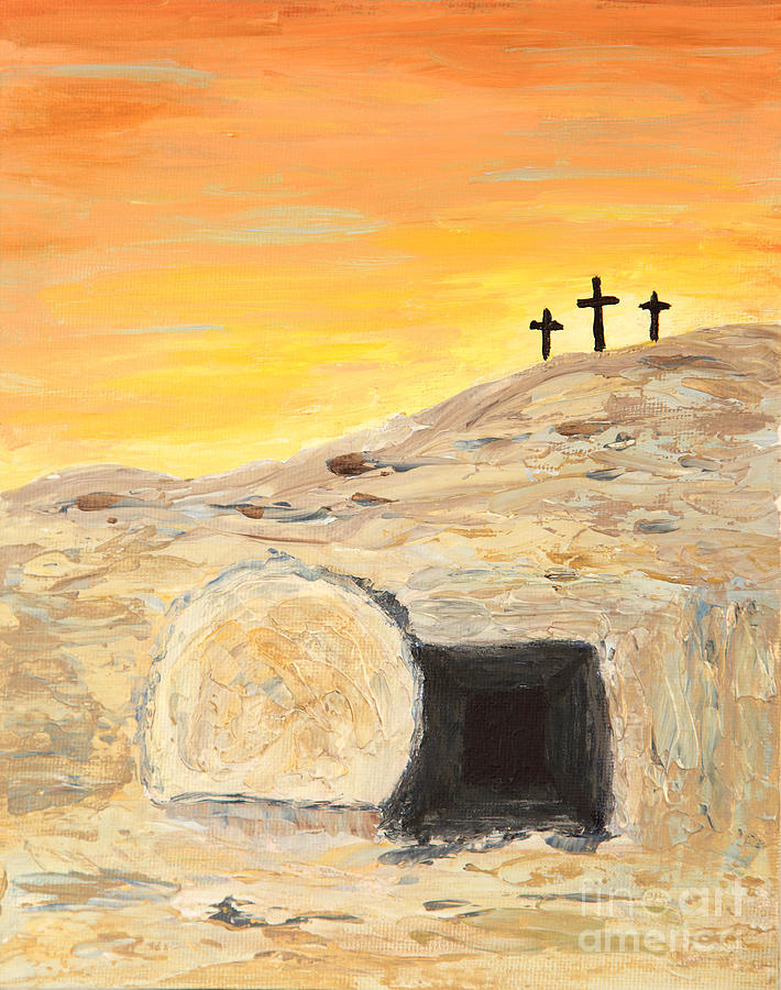 Easter Sunrise Painting by Pattie Calfy