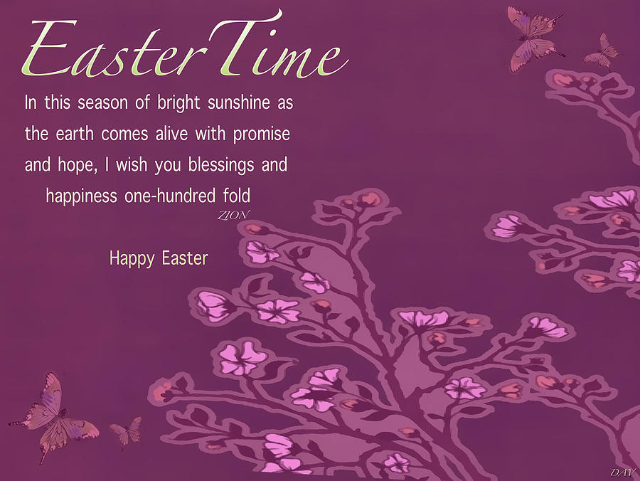 Easter Time Card Photograph by Debra     Vatalaro