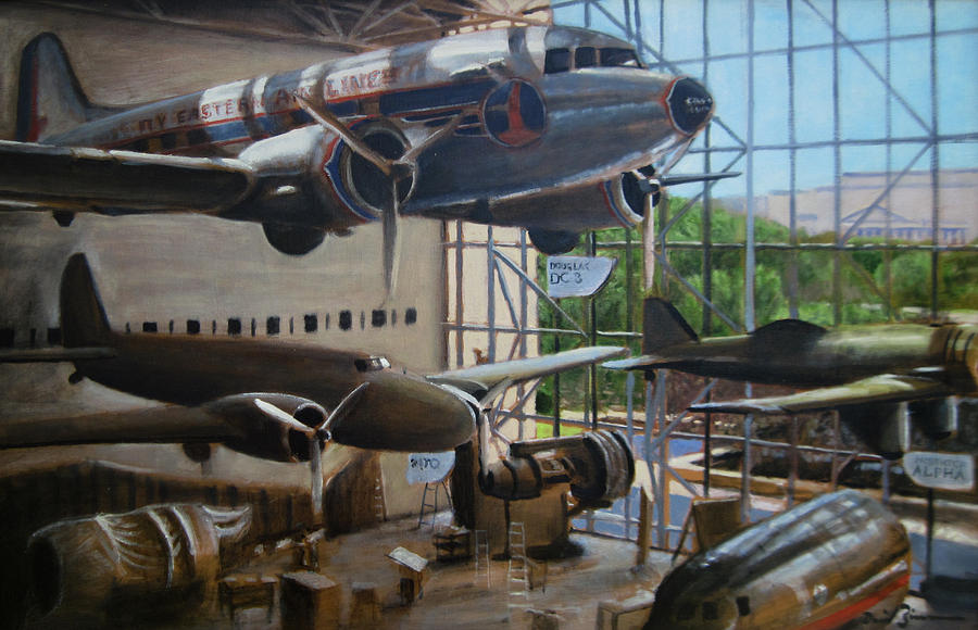 Collectible Painting - Eastern Airways by David Zimmerman