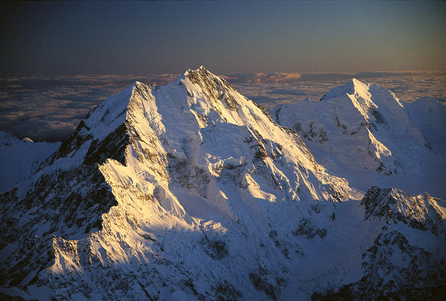 Eastern Faces Of Mt Cook And Mt Tasman Photograph by Colin Monteath