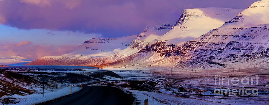 Landscape Photograph - Eastern Iceland Mountain Pass by Julia Apostolova