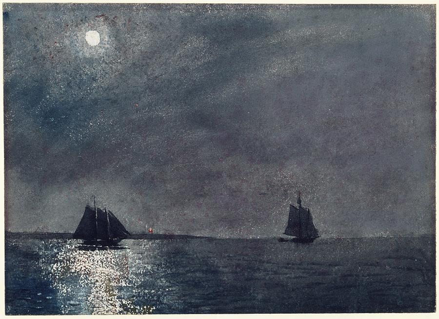 Eastern Point Light Painting by Winslow Homer