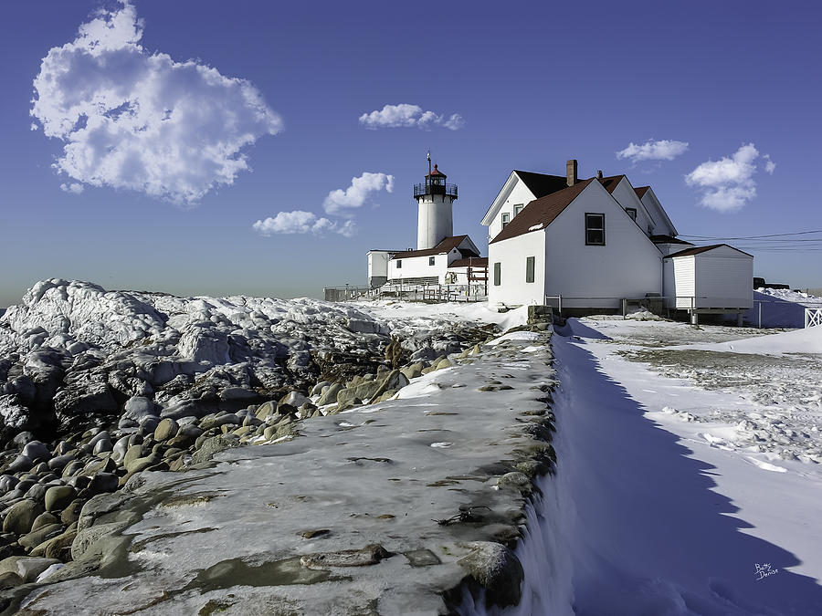 Lighthouse Photograph - Eastern Point Lighthouse by Betty Denise