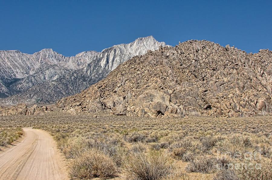 Eastern Sierra Nevadas and the Alabama Hills Photograph by Peggy Hughes