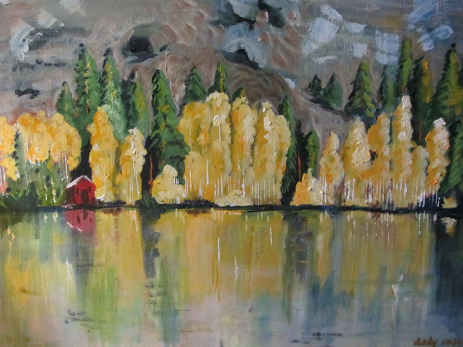 Eastern Sierra Reflections Painting by Dody Rogers