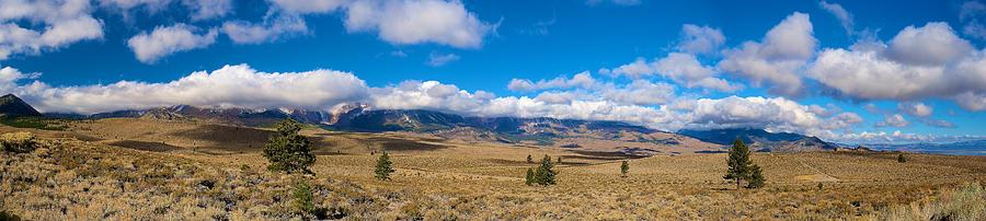 Eastern Sierras 25 Pano Photograph by Richard J Cassato