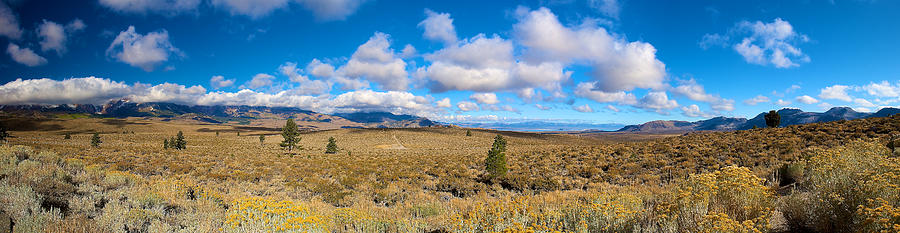 Eastern Sierras 29 Pano Photograph by Richard J Cassato