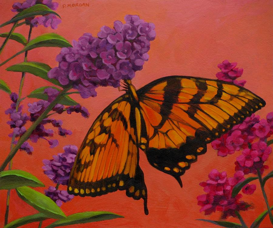 Eastern Yellow Swallowtail Painting by Don Morgan