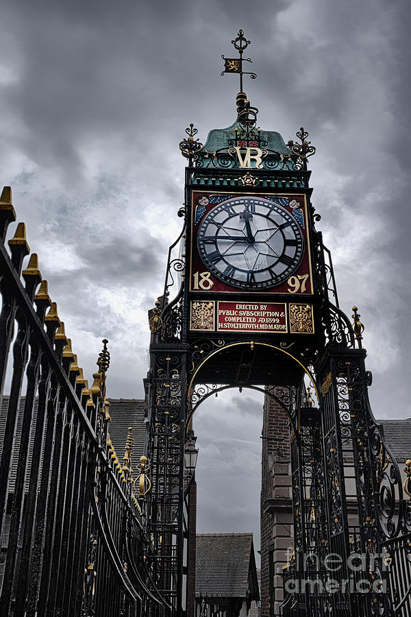 Eastgate Clock Chester Photograph by Ann Garrett
