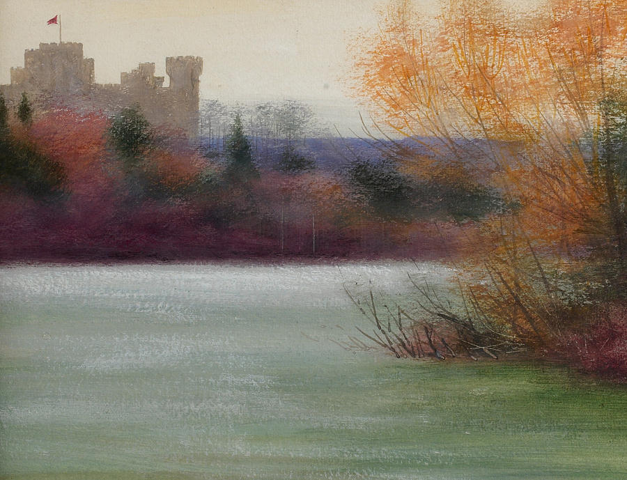 Architecture Painting - Eastnor Castle by Edward Clifford