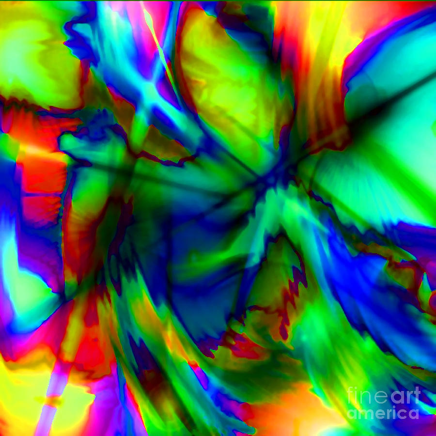Styles Digital Art - Easy Abstract by Gayle Price Thomas