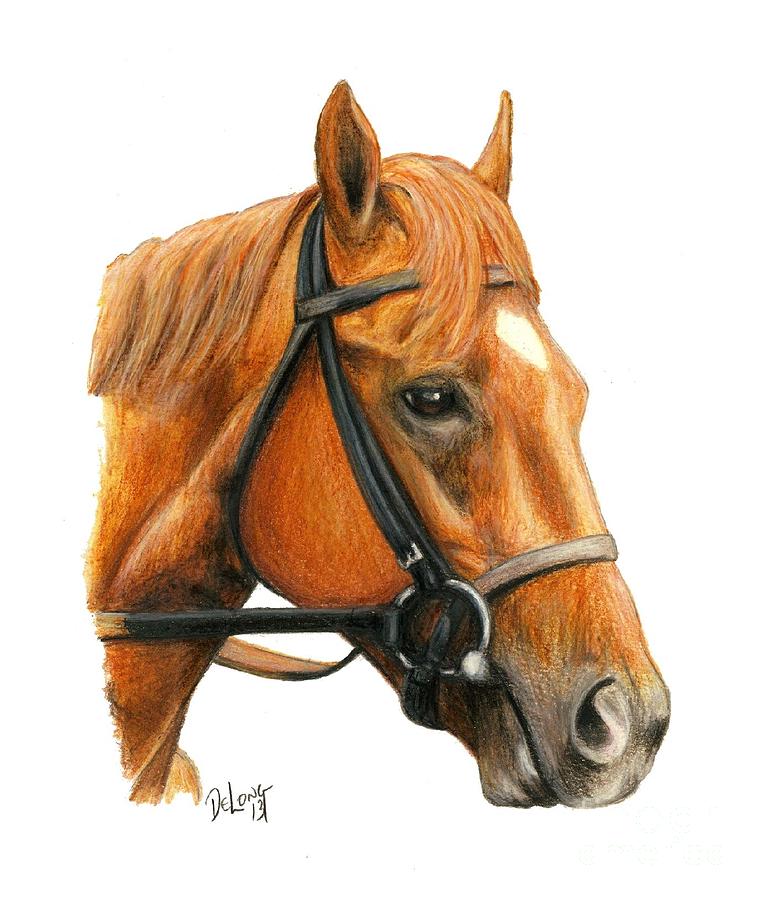 Easy Goer Painting by Pat DeLong