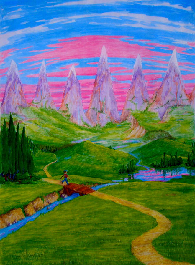 Mountain Painting - Easy by Matt Konar