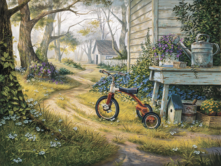 Michael Humphries Painting - Easy Rider by Michael Humphries