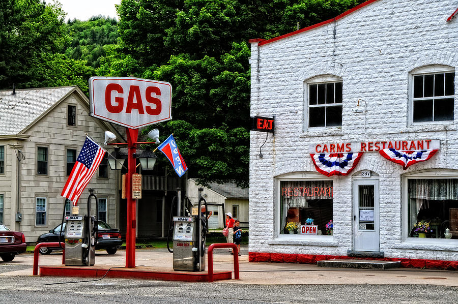 Eat and get Gas Photograph by Mike Martin