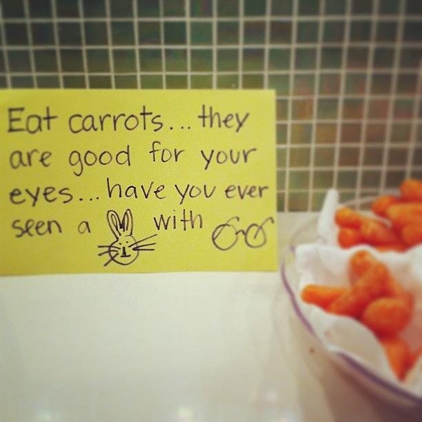 Carrot Photograph - Eat Carrots. #lol #sotrue #veggies by Nina CM