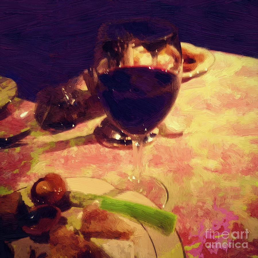 Still Life Painting - Eat Drink and Be Merry by RC DeWinter