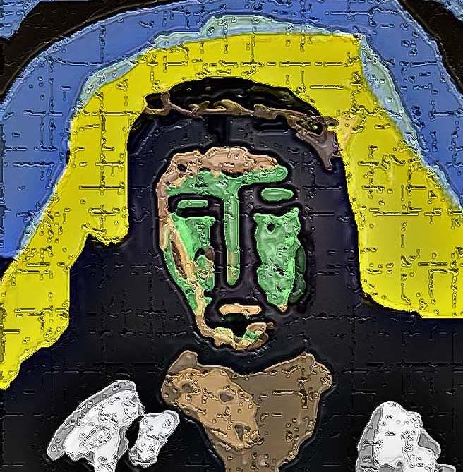 James Franco Painting - Ecce Homo by Lenny Allgeyer
