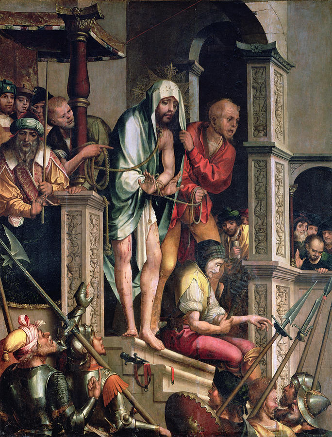 Jesus Christ Painting - Ecce Homo  by Cristovao de Figueiredo