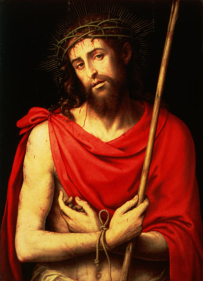 Jesus Christ Painting - Ecce Homo  by Vicente Juan Macip