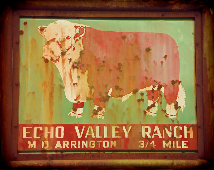 Echo Valley Ranch Stylized Photograph by Jeanne May