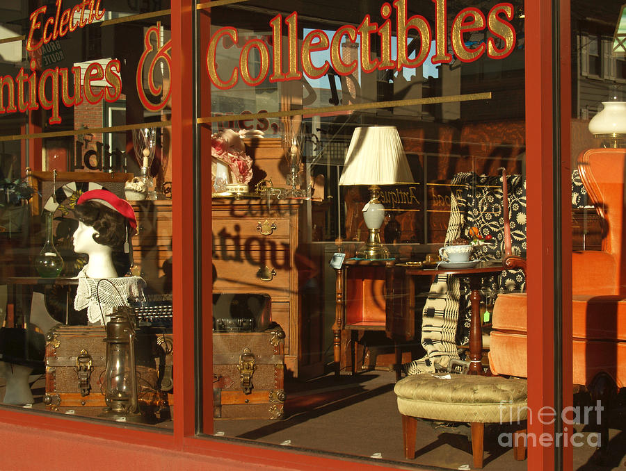 Eclectic Antiques and Collectibles Photograph by Anna Lisa Yoder
