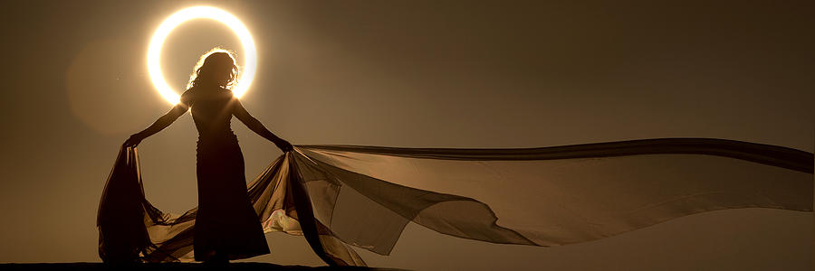 Eclipse Angel Photograph By Dario Impini Pixels
