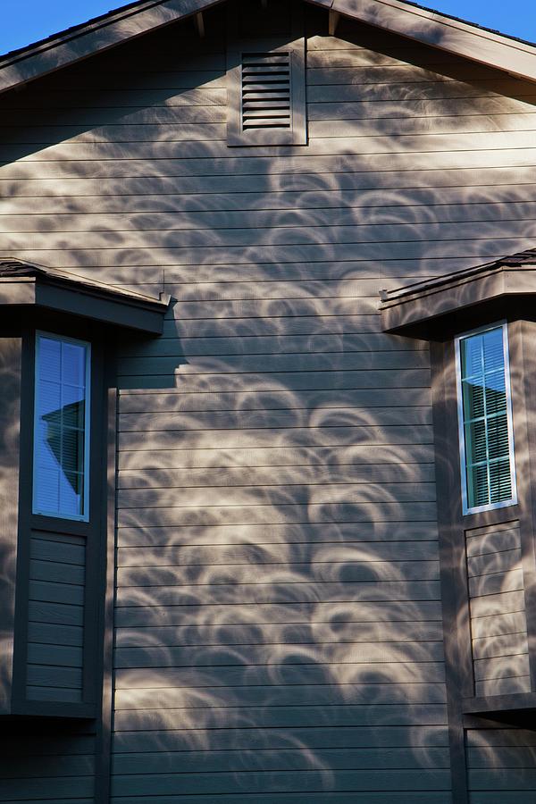 Eclipse Shadows On A Wall Photograph by Tony & Daphne Hallas/science Photo Library