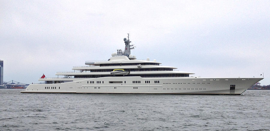Eclipse The Second Largest Yacht Photograph by Tom Wurl