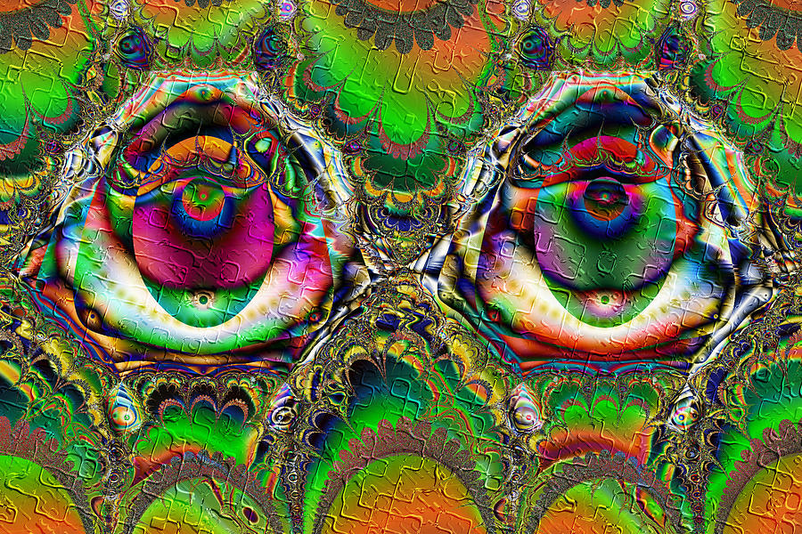 Ecstasy Eyes Digital Art by Kiki Art
