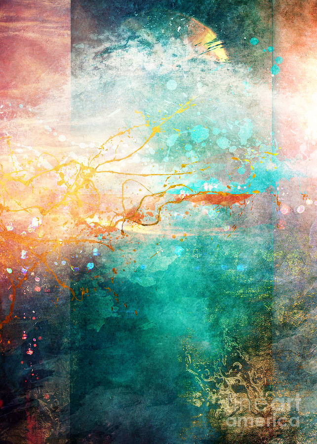 Abstract Digital Art - Ecstatic by MGL Meiklejohn Graphics Licensing