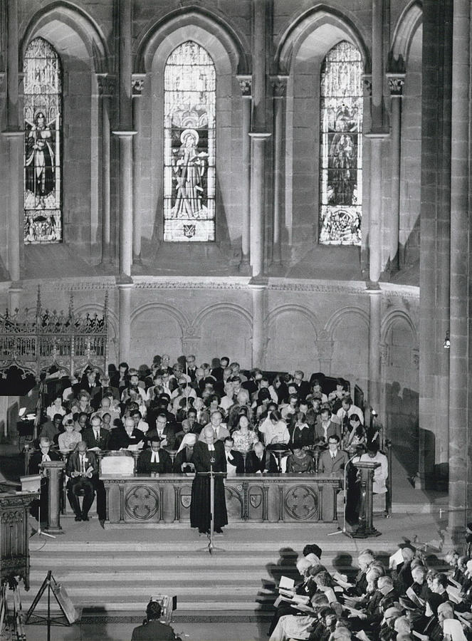 Ecumenical Service In Geneva Photograph by Retro Images Archive - Fine ...