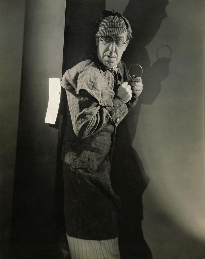 Ed Wynn As Sherlock Holmes Photograph by Edward Steichen