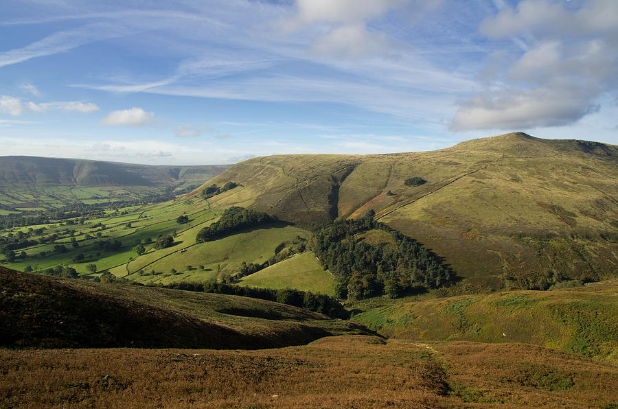 Edale and Grindslow Knoll Photograph by Pete Hemington