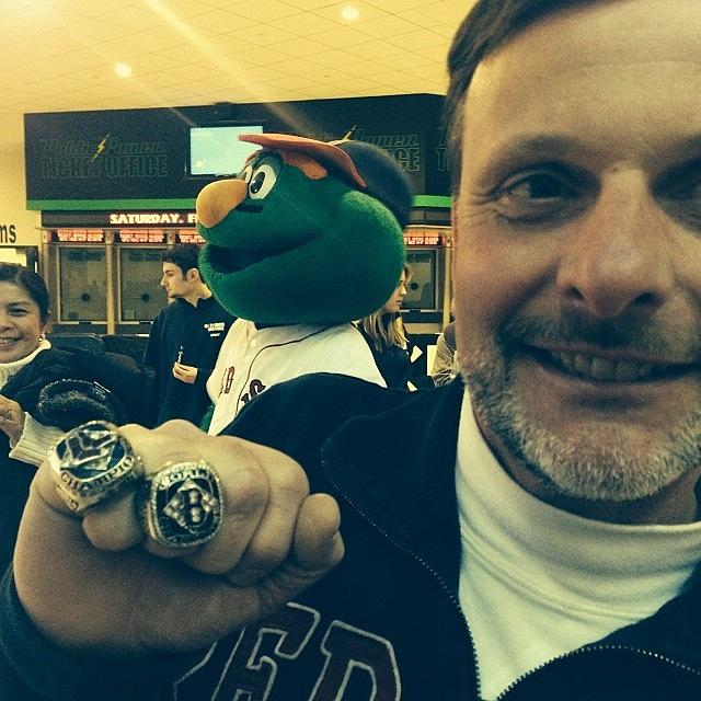 Eddie And The World Series Rings, And Photograph by Beth H