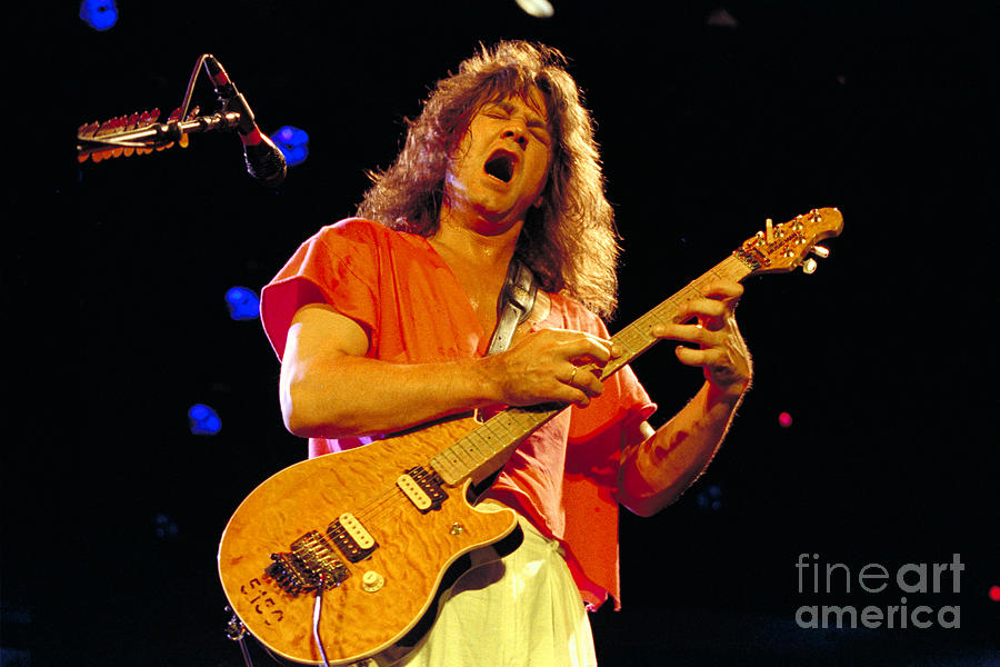 Van Halen Photograph - Eddie Van Halen-15 by Timothy Bischoff