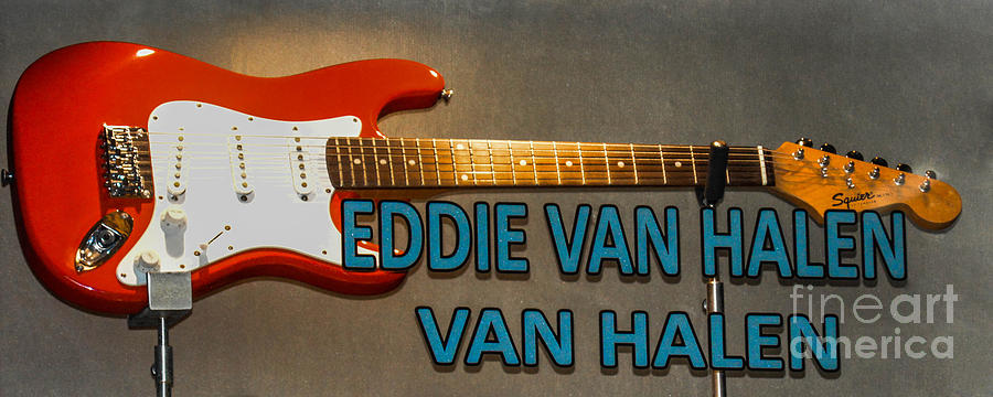 Eddie Van Halen Guitar Photograph by Gary Keesler