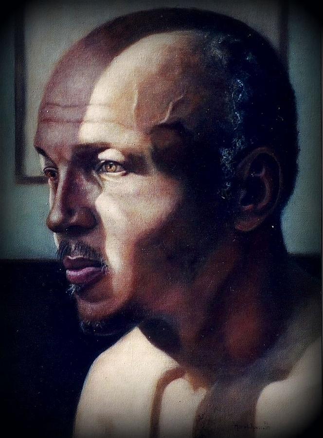 Portrait Painting - Eddy by MarvL Roussan