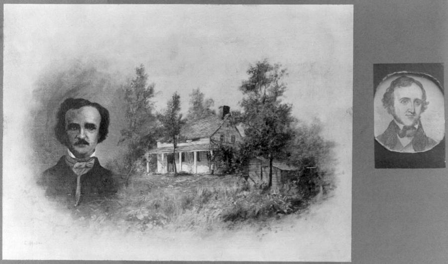 Edgar Allan Poe, 1809-1849, Composite Photograph by Everett
