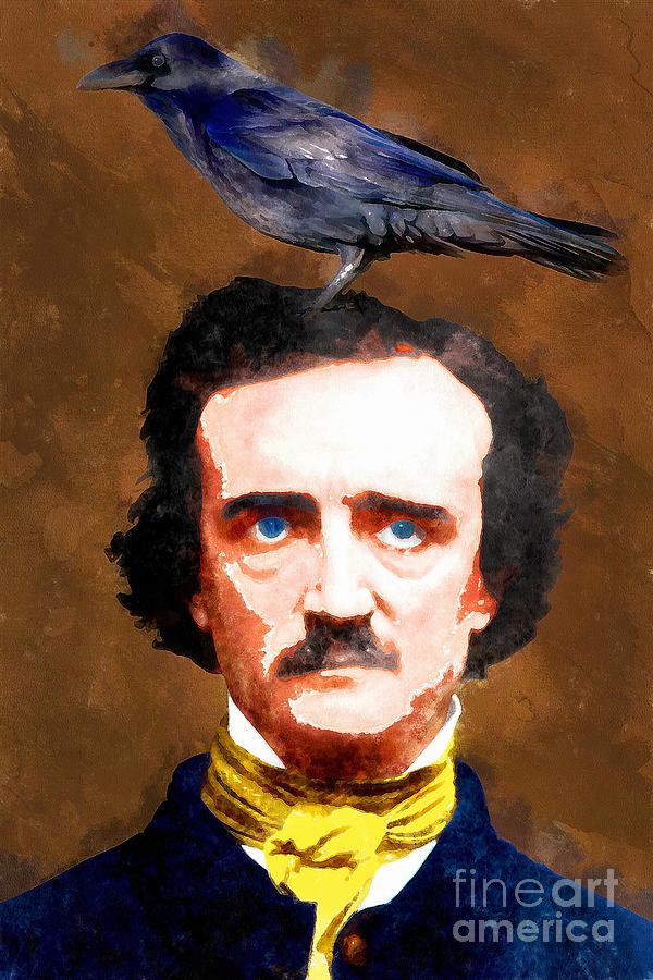 Edgar Allan Poe The Raven 20140914wc Photograph by Wingsdomain Art and Photography