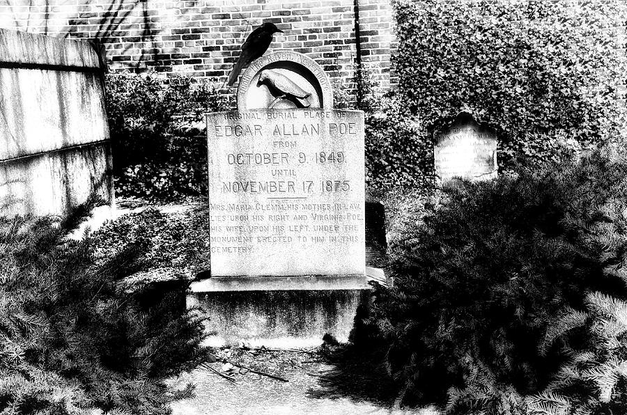 Edgar Allen Poe Grave Site Baltimore Photograph by Bill Cannon - Fine ...