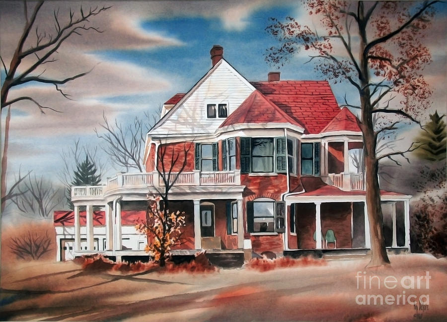 Edgar Home Painting by Kip DeVore